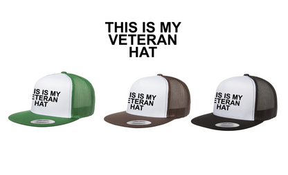 'This Is My Veteran Hat' Adult Hat