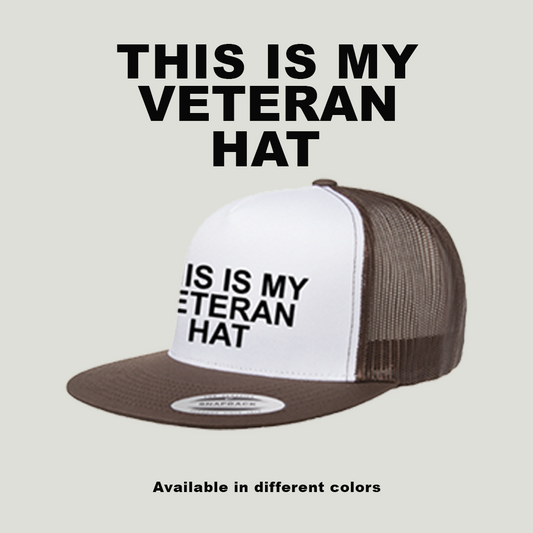 'This Is My Veteran Hat' Adult Hat