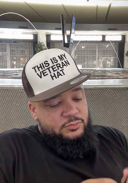 'This Is My Veteran Hat' Adult Hat